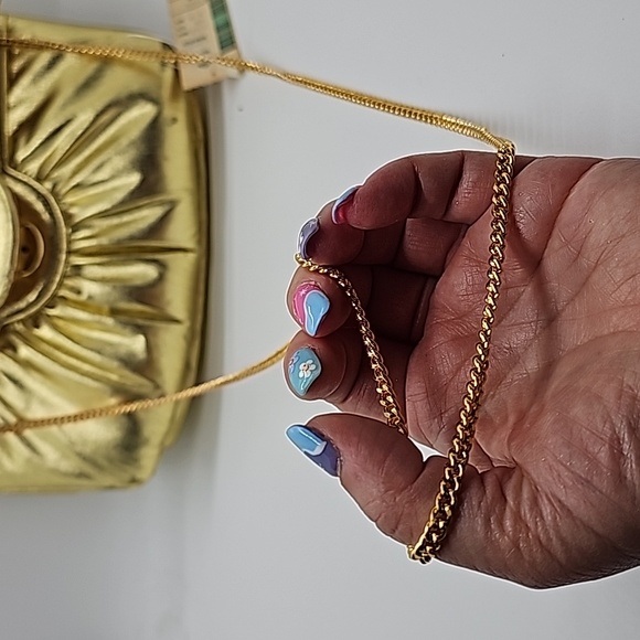 Vtg NWT Gold Metallic Bag - Picture 7 of 11